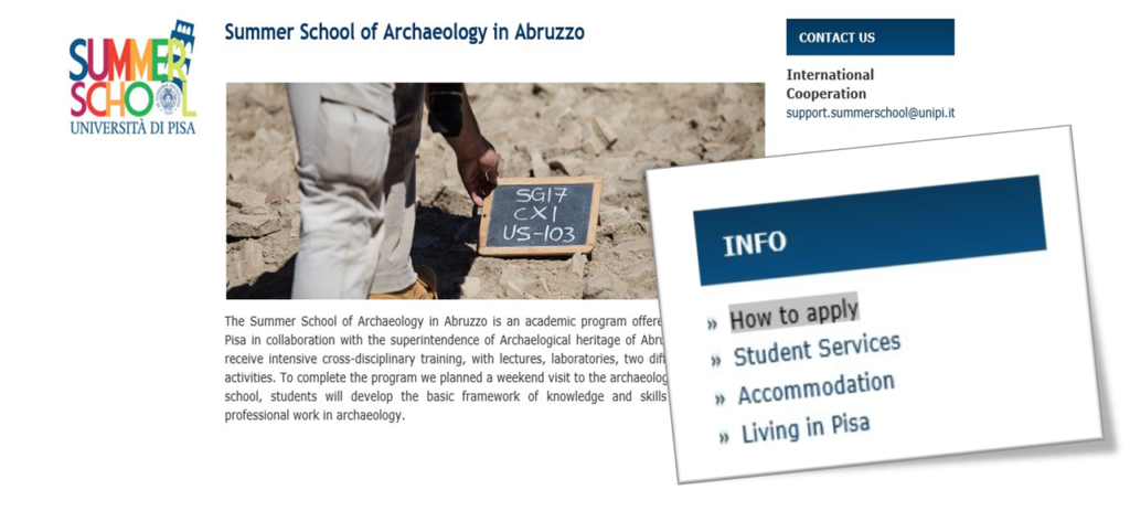 HOW TO APPLY – School of Archaeology